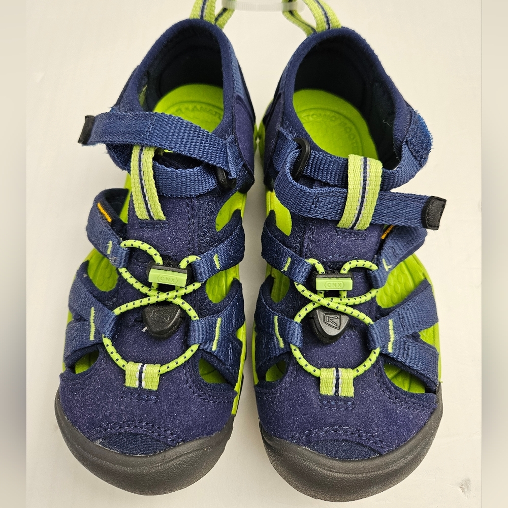 **SOLD**NWOT Keen Boys Size 13, Seacamp II CNX Blue Green Water Sandal Shoe